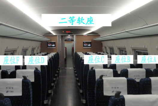 动车座位分布情况 动车座位分布情况