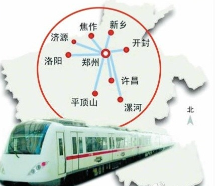 焦济洛城际铁路规划图